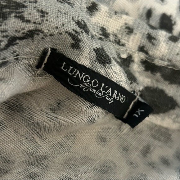 💕 Lungo L’arno Made In Italy Linen Dress 1X - Picture 6 of 12